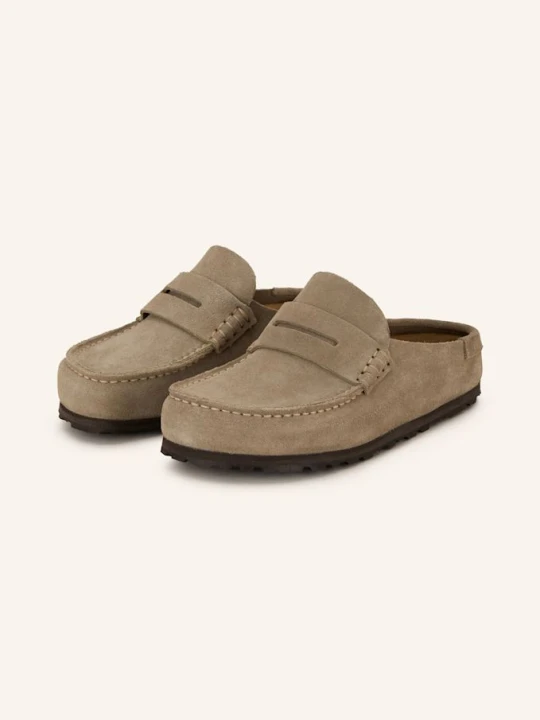 Zdjęcie produktu Birkenstock Klapki Typu Mules Naples Wrapped beige