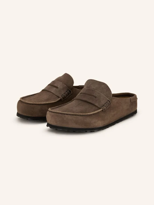 Zdjęcie produktu Birkenstock Klapki Typu Mules Naples Wrapped braun BRĄZOWY