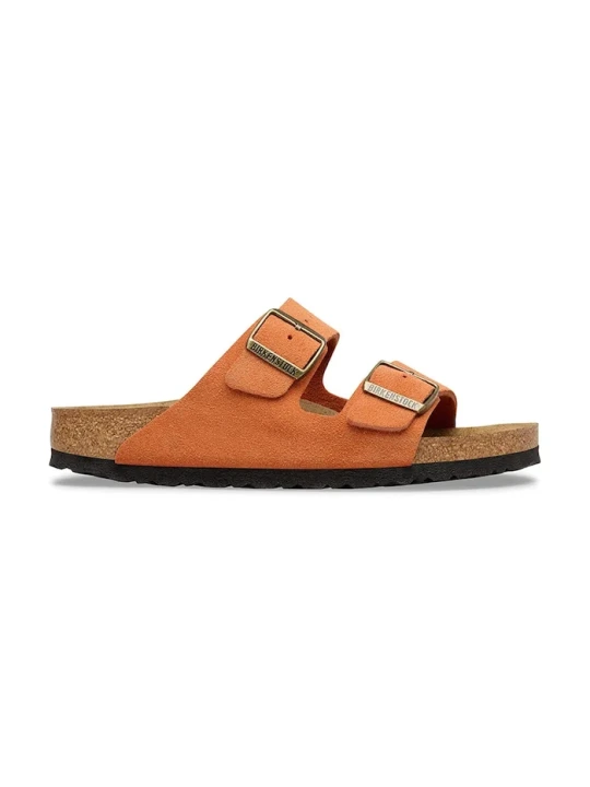 Zdjęcie produktu Birkenstock klapki męskie zamszowe Arizona pomarańczowy