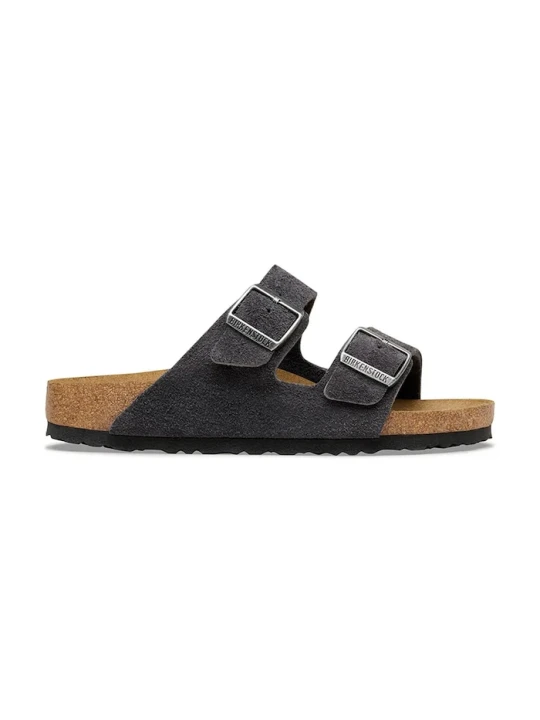 Zdjęcie produktu Birkenstock klapki zamszowe Arizona szary