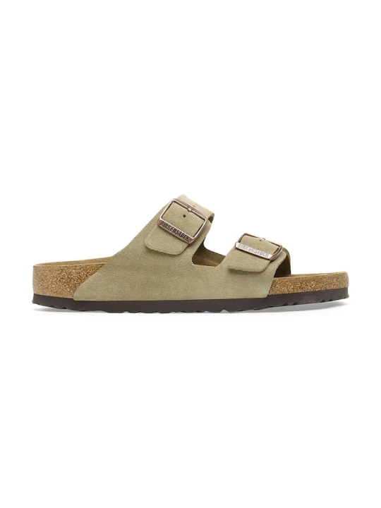Zdjęcie produktu Birkenstock klapki zamszowe Arizona BS brązowy