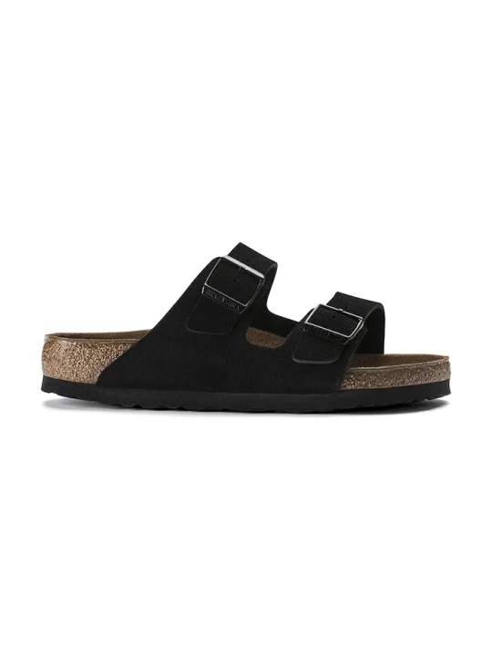 Zdjęcie produktu Birkenstock klapki zamszowe Arizona SFB czarny
