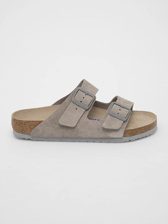 Zdjęcie produktu Birkenstock Klapki zamszowe Arizona szary