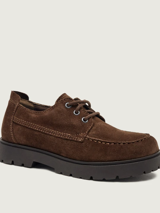 Zdjęcie produktu Birkenstock Loafersy Highwood Moc Lace Low | zamsz | narrow fit brązowy