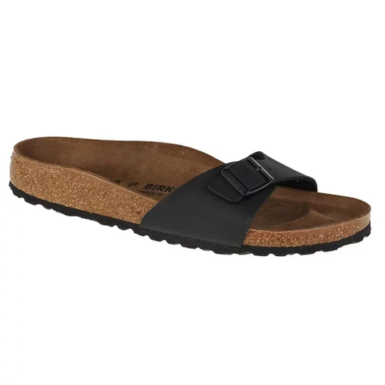 Zdjęcie produktu Birkenstock Madrid BF 0040793, Damskie, Czarne, klapki, Birko-Flor, rozmiar: 37
