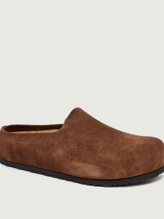 Zdjęcie produktu Birkenstock Mule Amsterdam Wrapped | zamsz | regular fit brązowy