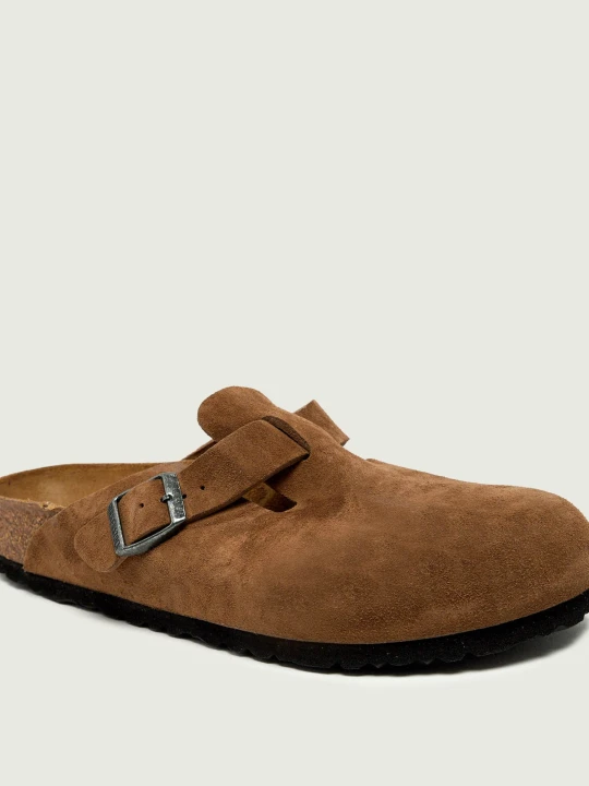 Zdjęcie produktu Birkenstock Mule Boston BS | zamsz beżowy