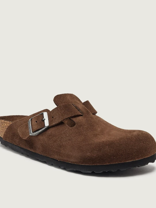 Zdjęcie produktu Birkenstock Mule Boston BS | zamsz | narrow fit brązowy