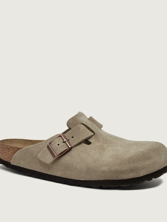Zdjęcie produktu Birkenstock Mule Boston BS | zamsz | regular fit beżowy
