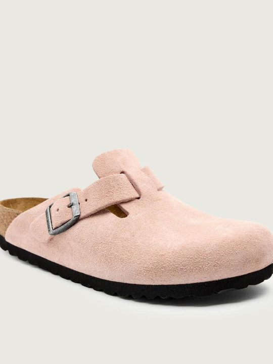 Zdjęcie produktu Birkenstock Mule Boston LEVE | narrow fit | zamsz różowy