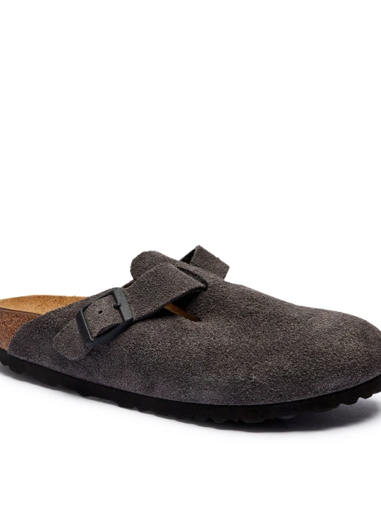 Zdjęcie produktu Birkenstock Mule Boston LEVE | narrow fit | zamsz szary