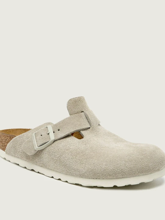 Zdjęcie produktu Birkenstock Mule Boston LEVE | zamsz | narrow fit beżowy
