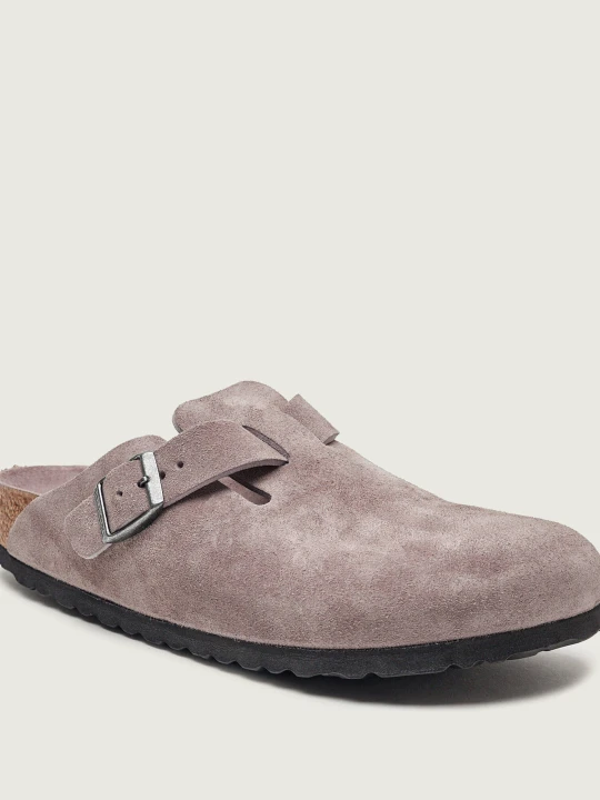 Zdjęcie produktu Birkenstock Mule Boston | narrow fit | zamsz fioletowy