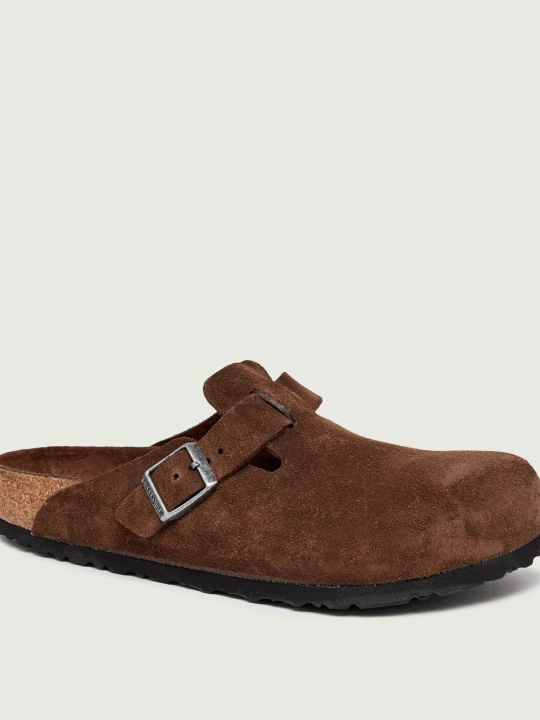 Zdjęcie produktu Birkenstock Mule Boston Soft | zamsz | regular fit brązowy