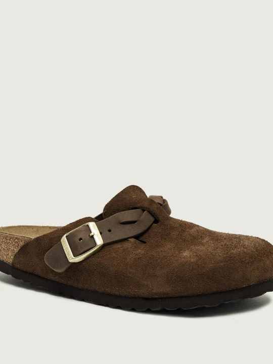 Zdjęcie produktu Birkenstock Mule Boston | zamsz | narrow fit brązowy