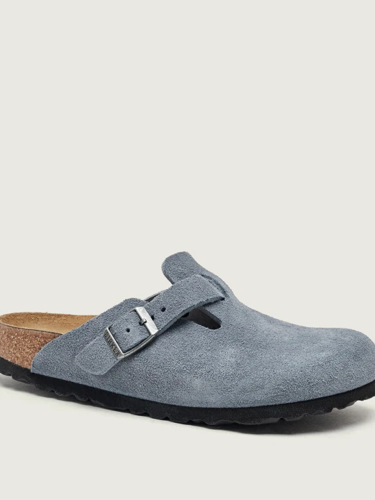 Zdjęcie produktu Birkenstock Mule Boston | zamsz | narrow fit niebieski