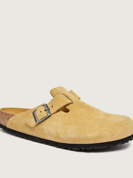Zdjęcie produktu Birkenstock Mule Boston | zamsz | regular fit beżowy