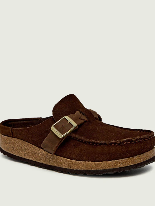 Zdjęcie produktu Birkenstock Mule Buckley Braided | narrow fit | | zamsz brązowy