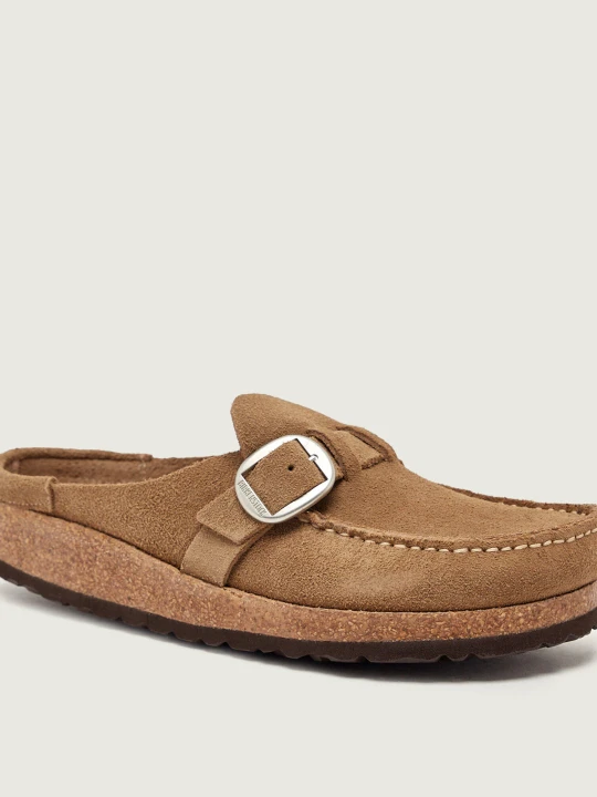 Zdjęcie produktu Birkenstock Mule Buckley | narrow fit | zamsz beżowy