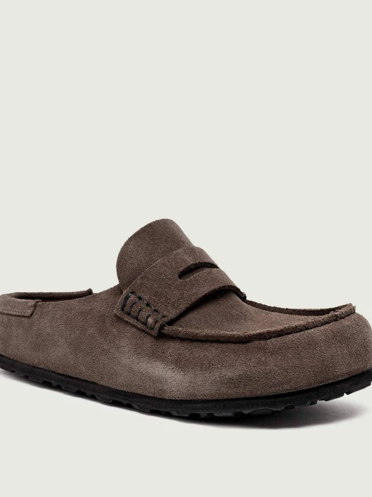 Zdjęcie produktu Birkenstock Mule Naples Wrapped | zamsz | regular fit brązowy