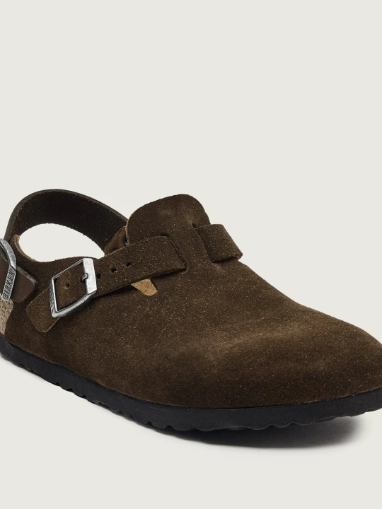 Zdjęcie produktu Birkenstock Mule Tokio LEVE | zamsz | narrow fit brązowy