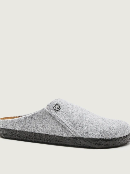 Zdjęcie produktu Birkenstock Obuwie domowe Zermatt Standard WZ | z dodatkiem skóry | narrow fit szary