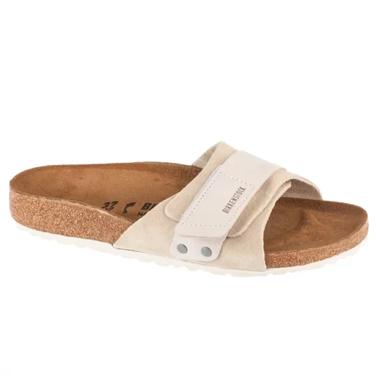 Zdjęcie produktu Birkenstock Oita 1024226, Damskie, Białe, klapki, skóra zamszowa, rozmiar: 36