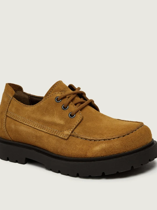 Zdjęcie produktu Birkenstock Półbuty Highwood Moc Lace | zamsz | narrow fit musztardowy