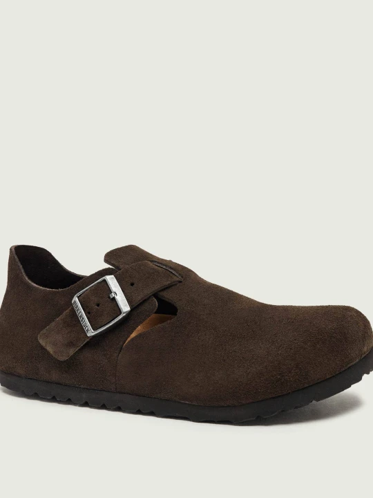 Zdjęcie produktu Birkenstock Półbuty London BS | zamsz | narrow fit brązowy