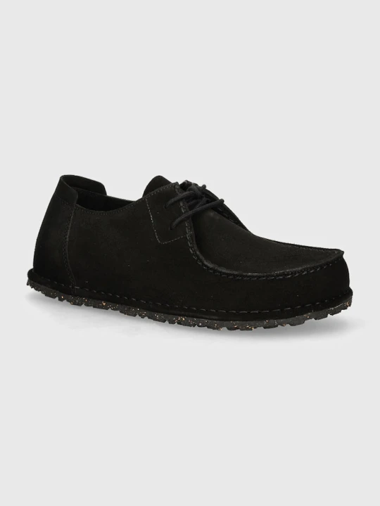 Zdjęcie produktu Birkenstock półbuty zamszowe Utti Lace czarny