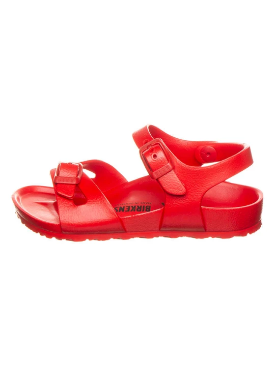 Zdjęcie produktu Birkenstock Sandały "Rio" w kolorze czerwonym rozmiar: 24