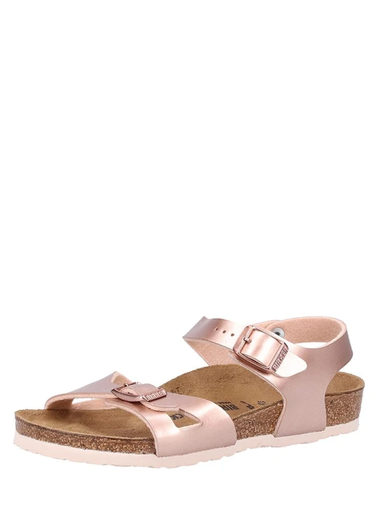 Zdjęcie produktu Birkenstock Sandały "Rio" w kolorze jasnoróżowym rozmiar: 32
