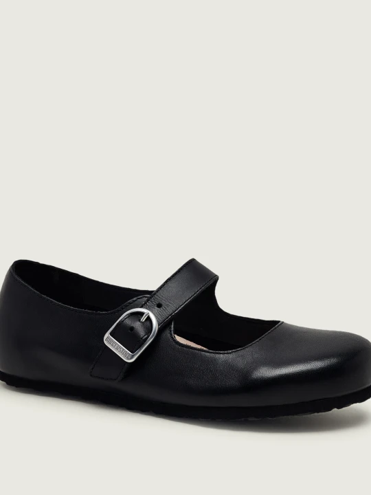 Zdjęcie produktu Birkenstock Skórzane baleriny Santa Clarita Mary Jane | narrow fit czarny
