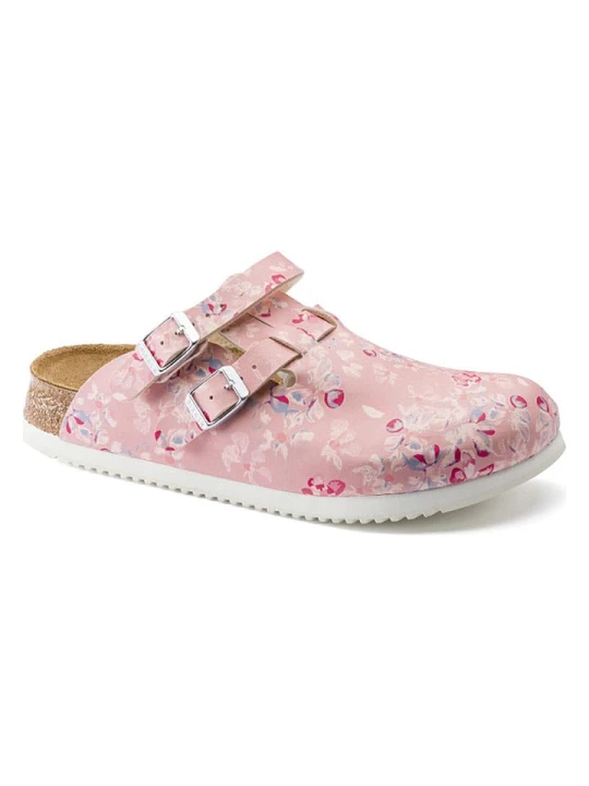 Zdjęcie produktu Birkenstock Skórzane chodaki "Kay" w kolorze jasnoróżowym rozmiar: 41