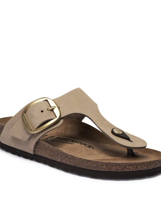 Zdjęcie produktu Birkenstock Skórzane japonki Gizeh | narrow fit piaskowy