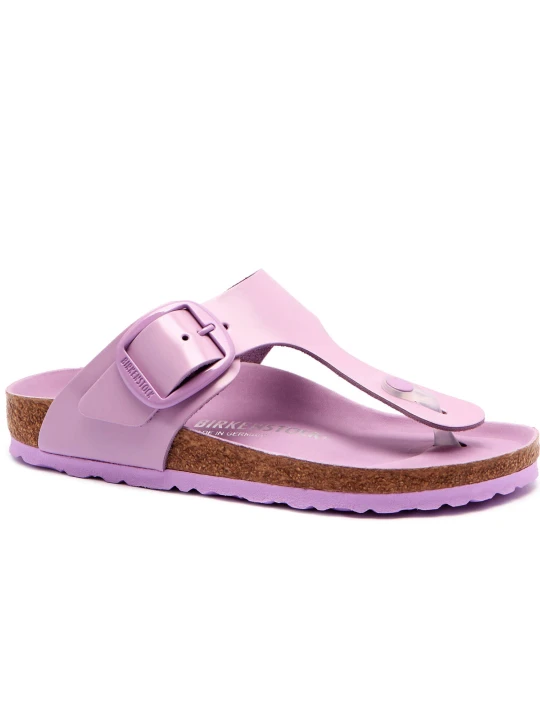 Zdjęcie produktu Birkenstock Skórzane japonki GIZEH | narrow fit lawendowy