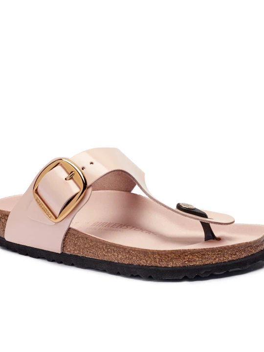 Zdjęcie produktu Birkenstock Skórzane japonki Gizeh | regular fit różowy