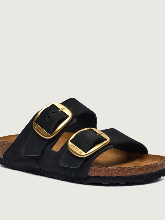 Zdjęcie produktu Birkenstock Skórzane klapki Arizona Big Buckl | narrow fit czarny