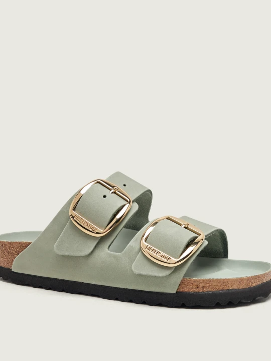 Zdjęcie produktu Birkenstock Skórzane klapki Arizona Big Buckle | narrow fit miętowy
