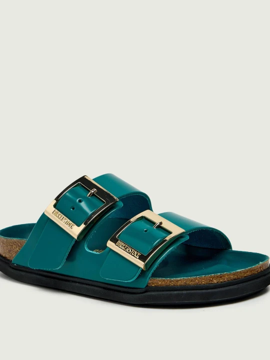 Zdjęcie produktu Birkenstock Skórzane klapki Arizona DB LENA | narrow fit turkusowy