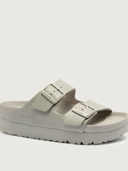 Zdjęcie produktu Birkenstock Skórzane klapki Arizona Flex | Birkenstock x Papillio | narrow fit szary