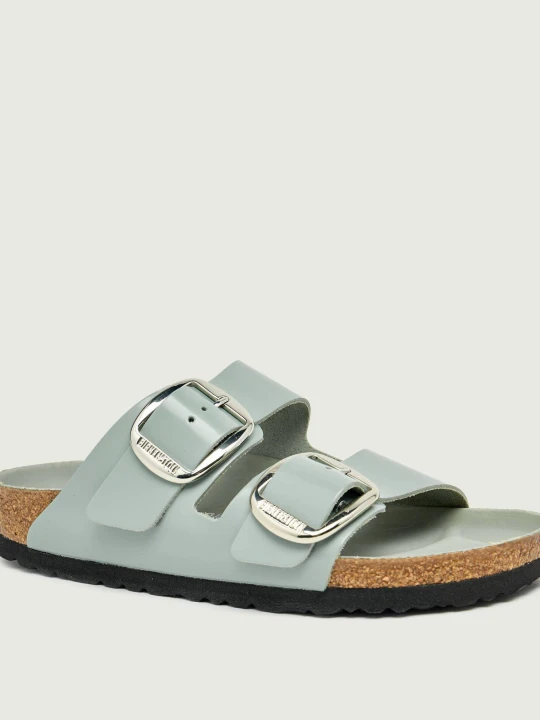 Zdjęcie produktu Birkenstock Skórzane klapki Arizona | narrow fit zielony