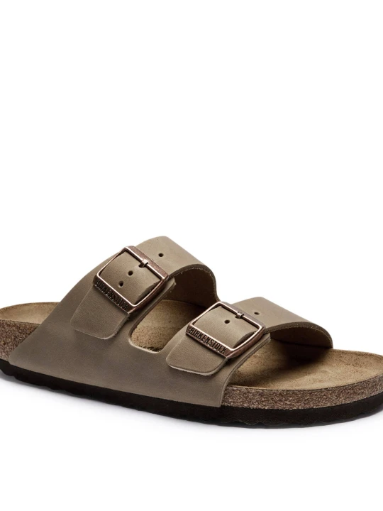 Zdjęcie produktu Birkenstock Skórzane klapki Arizona | narrow fit brązowy
