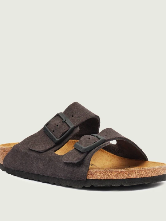 Zdjęcie produktu Birkenstock Klapki Arizona | narrow fit | zamsz brązowy