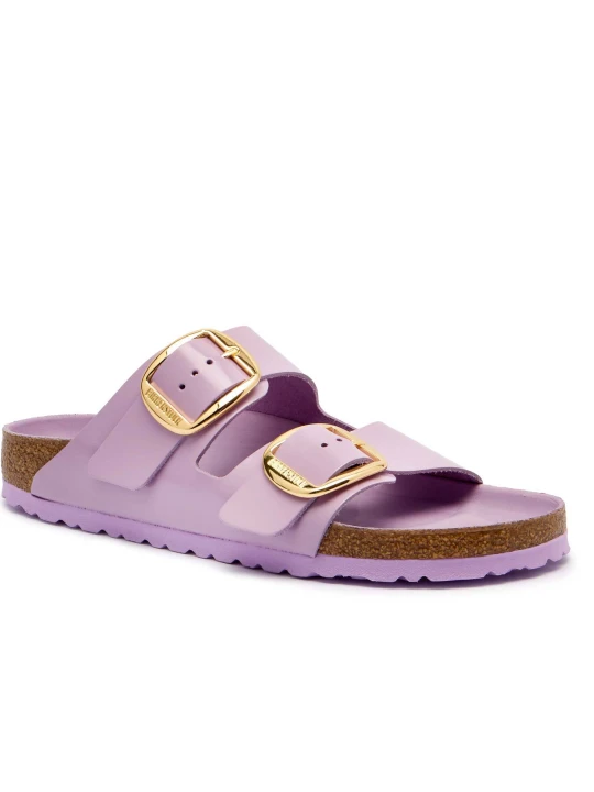 Zdjęcie produktu Birkenstock Skórzane klapki Arizona | narrow fit lawendowy
