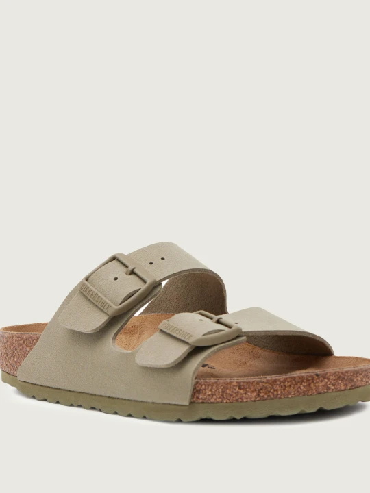 Zdjęcie produktu Birkenstock Skórzane klapki Arizona | narrow fit khaki