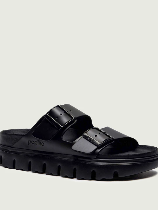 Zdjęcie produktu Birkenstock Skórzane klapki Arizona PAP Chunky | BIRKENSTOCK X PAPILLIO | narrow fit czarny