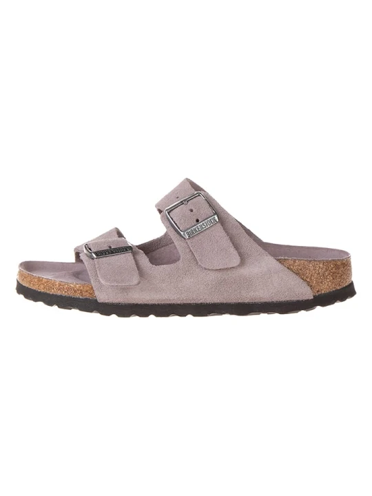 Zdjęcie produktu Birkenstock Skórzane klapki "Arizona" rozmiar: 38 różowy