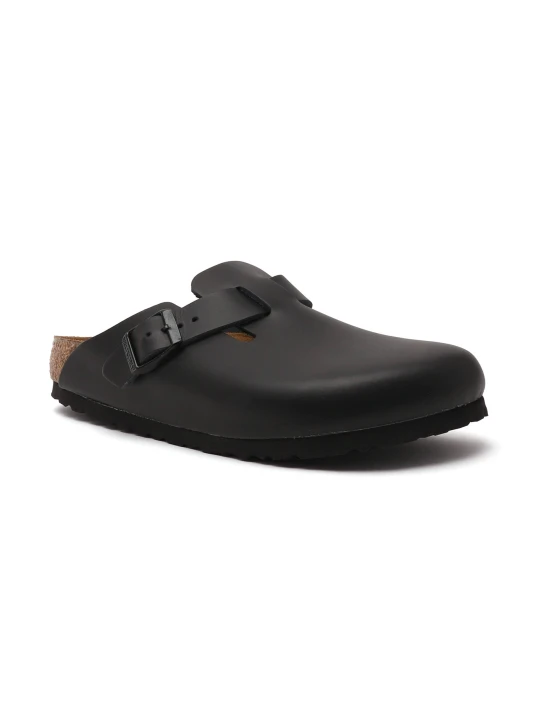 Zdjęcie produktu Birkenstock Skórzane mule Boston NL | narrow fit czarny