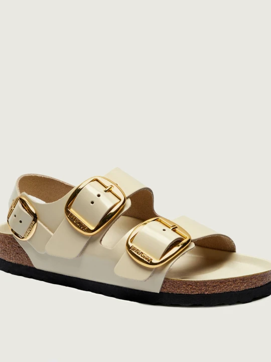 Zdjęcie produktu Birkenstock Skórzane sandały Milano BB LENA | narrow fit beżowy